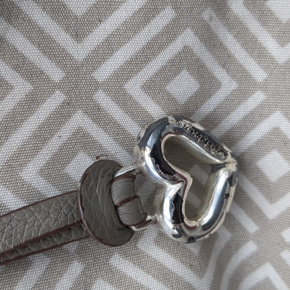 Brighton gray leather bag - Picture 4 of 16